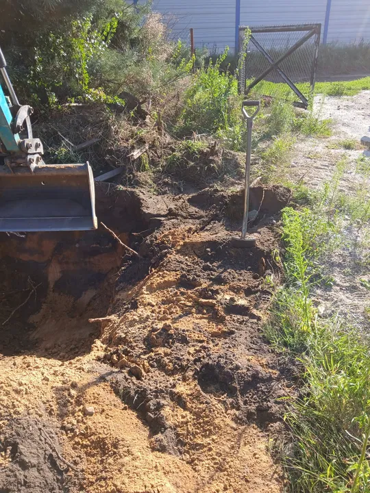 Wykop pod oczyszczalnię ścieków w Bydgoszczy